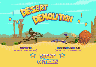 Desert Demolition screenshot 5 for Sega Mega Drive
